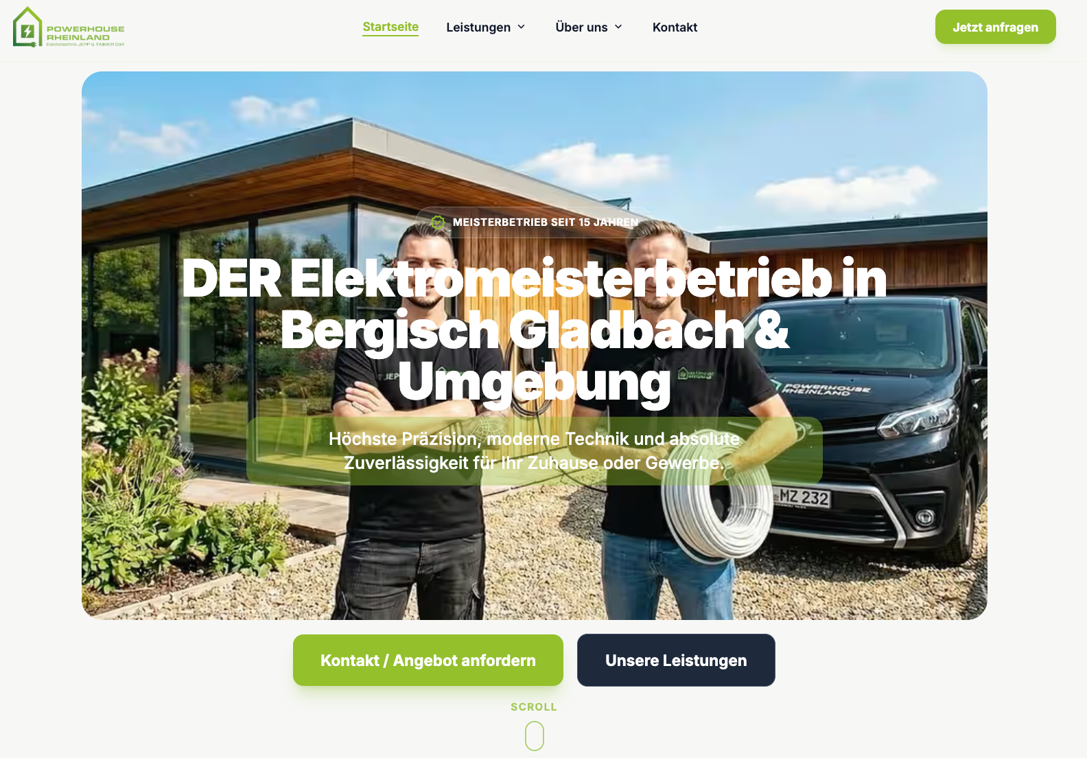 Powerhouse Rheinland Website Screenshot
